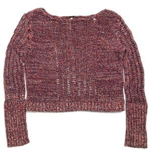 Free People loose Knit Crop Sweater